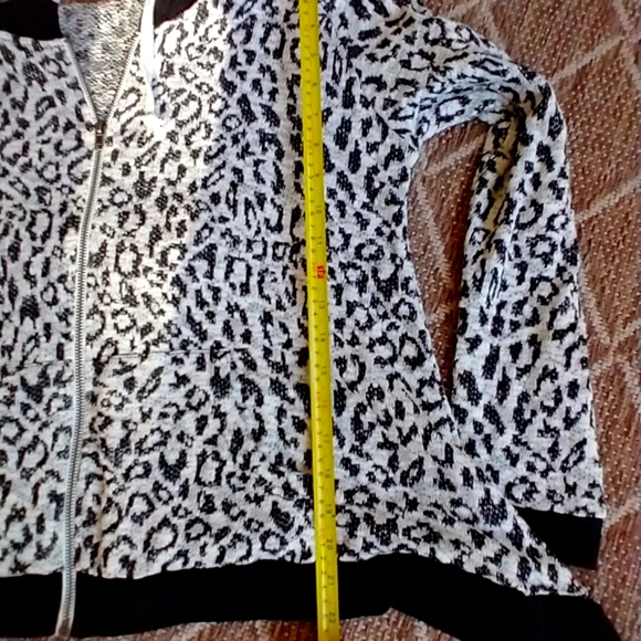 Sweater 🌅Swing Hooded zip up jacket sweater top - Picture 13 of 14